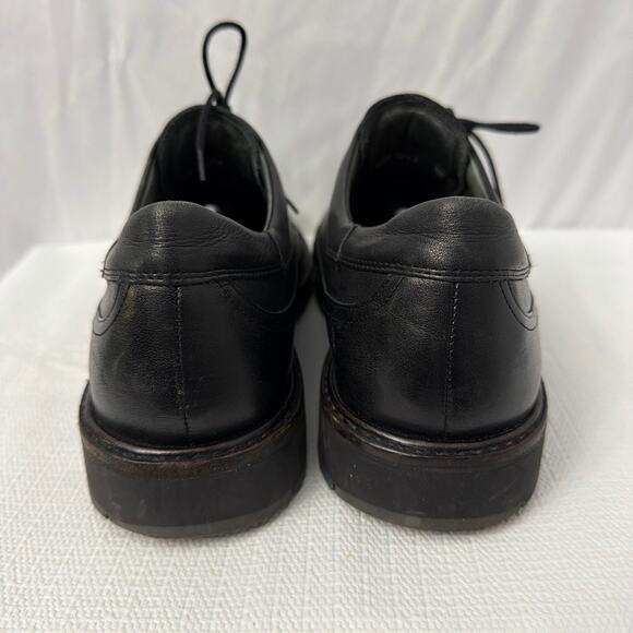 Mephisto Mens 11.5 Black Leather Goodyear Welt Air Relax Shoes - Picture 4 of 9